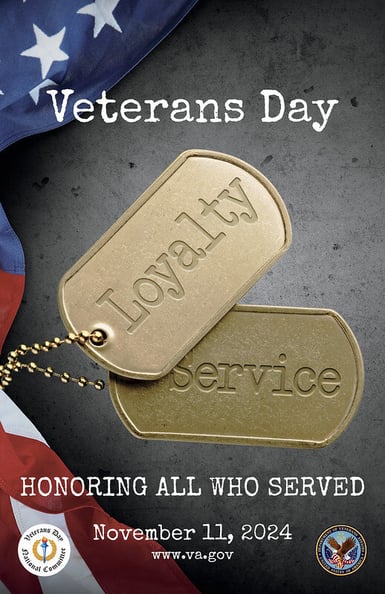 2024 VA Veterans Day Poster