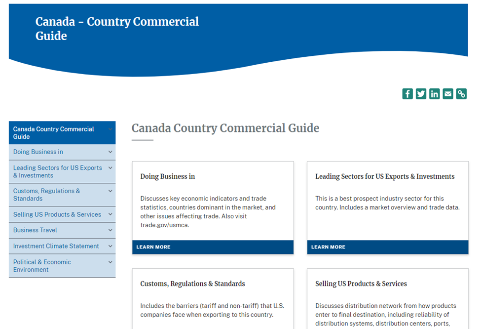 Example Canada Country Commercial Guide