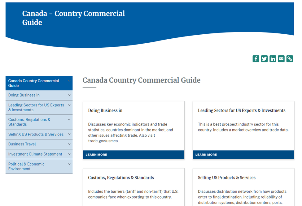 What is the Country Commercial Guide?