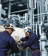 Image of men working