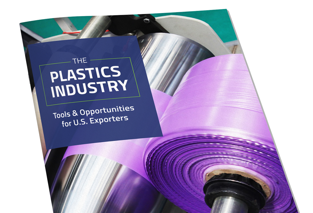 Cover Image of EXIM's Plastics Export Guide